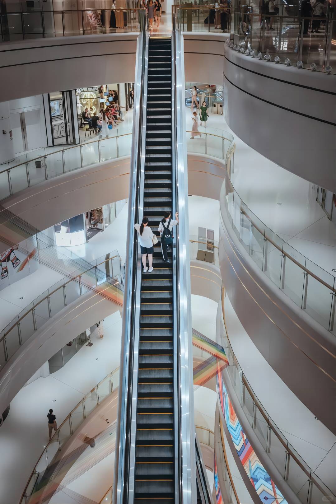 shoppingcenter rulltrappa